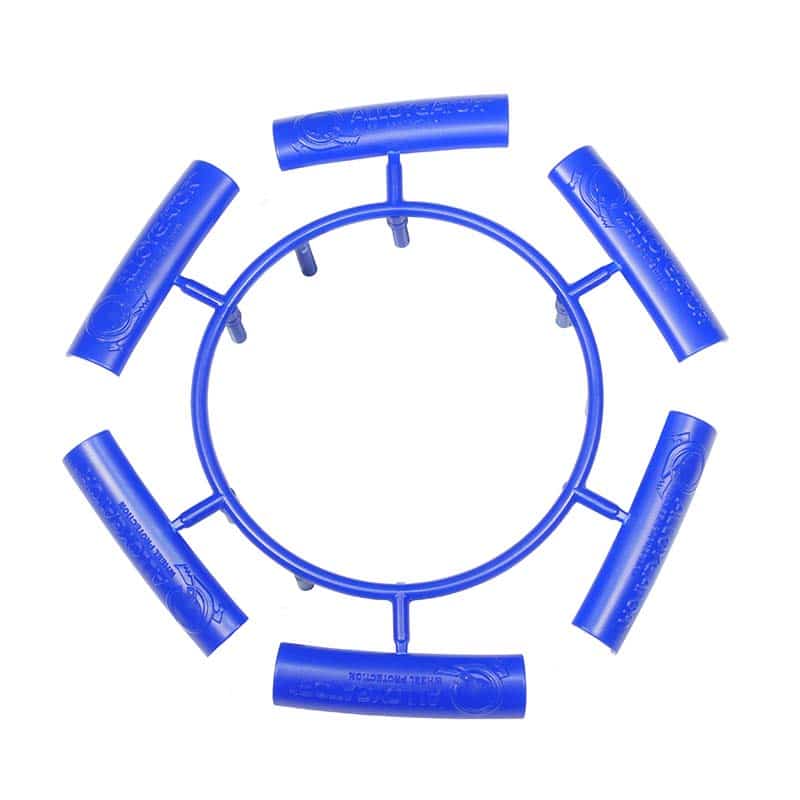 View of 6 x Blue Joining Clips For AlloyGator Wheel Protectors