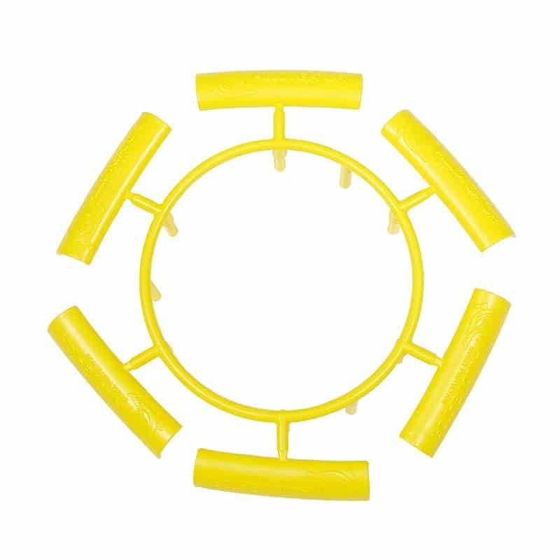 View Of 6 x Yellow Joining Clips For AlloyGator Wheel Protectors