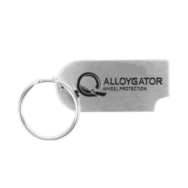 AlloyGator Keyring with scraper tool for cleaning up damaged AlloyGators